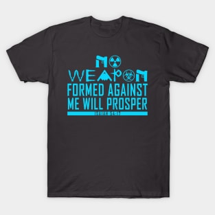 No Weapon Formed (Ice Blue) T-Shirt